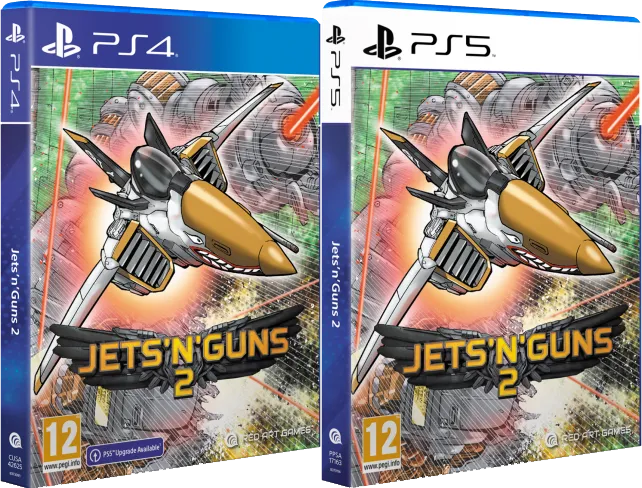 JETS N GUNS 2 PS4 EURO NEW (GAME IN ENGLISH) (RED ART GAMES) 3760328373107